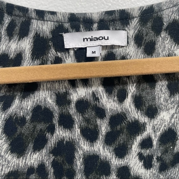 Miaou Dree Dress Leopard Long Sleeve - Picture 4 of 6